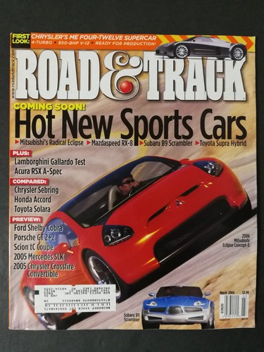 Road track march 2002 - road,