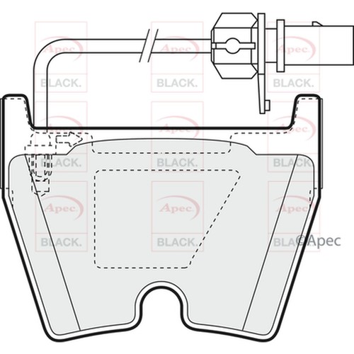 Brake pads set for - brake, lamborghini